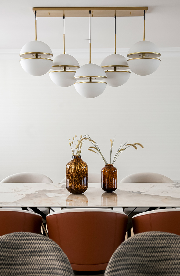 Spiridon 5 Light Pendant - Eichholtz dining light